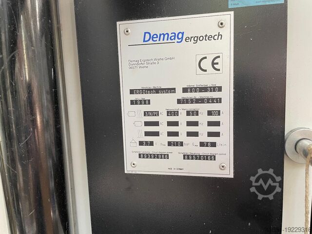 Spritzgiessmaschinen DEMAG ERGOtech system 800-310