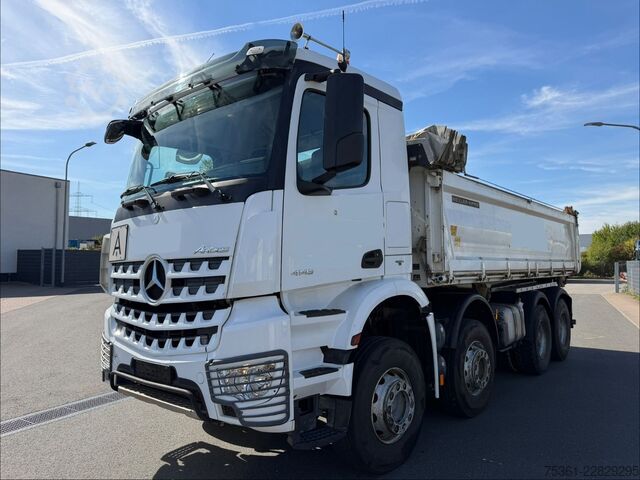 Dreiseitenkipper LKW MERCEDES-BENZ Arocs 4143 8X4/ 3S Kipper Meiller 41t RETARDER