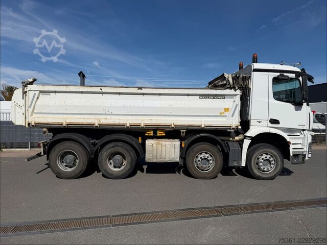 Dreiseitenkipper LKW MERCEDES-BENZ Arocs 4143 8X4/ 3S Kipper Meiller 41t RETARDER