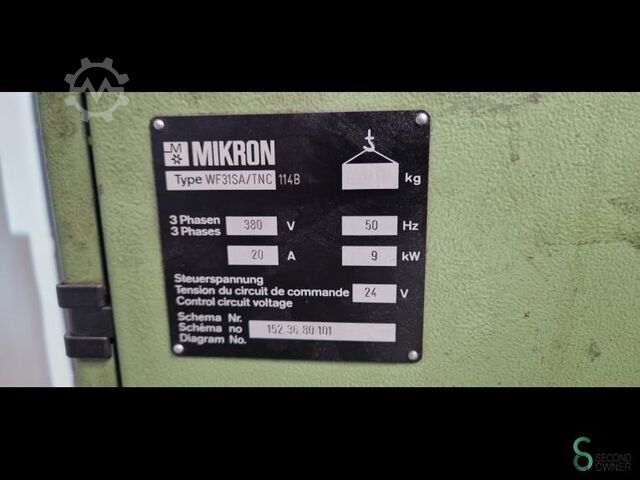 Milling machines Mikron WF 31 SA Mikron WF 31 SA WF