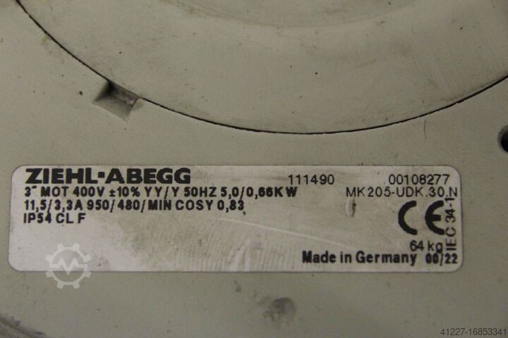 Radial-fan Motor Ziehl-Abegg MK205-UDK.30.N