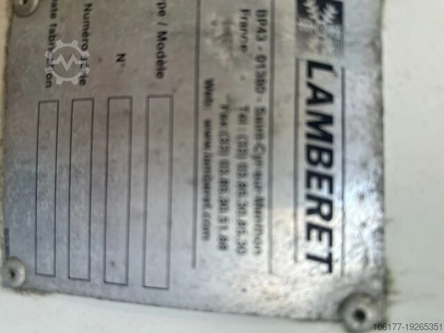 Refrigerated/frozen transport LAMBERET LVF S 3F