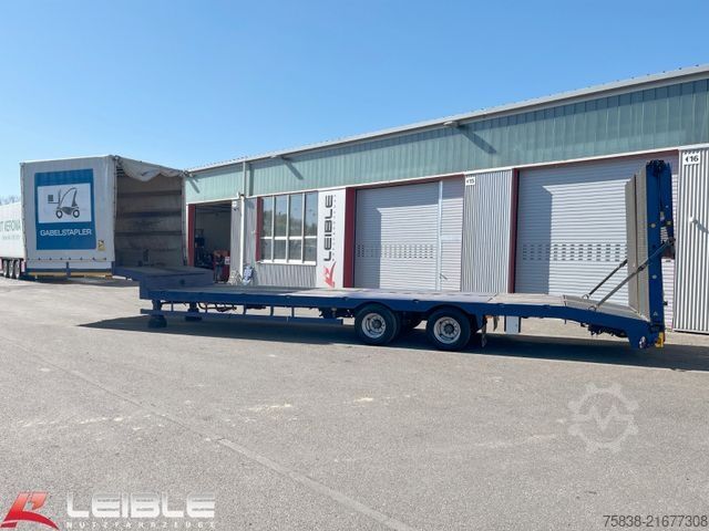 Tieflader-Sattelauflieger NOOTEBOOM OSD-33-02*Multi*Schwanenhals*Seilwinde*Stapler*