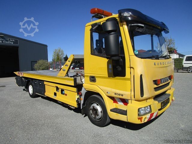 Autotransporter IVECO ML80E18 L *Schiebeplateau+Hubbrille+AHK+Funk*