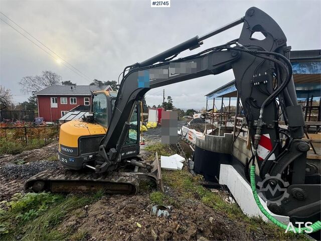 Raupenbagger Volvo ECR58D Tracked Excavator with Tilt and Bucket