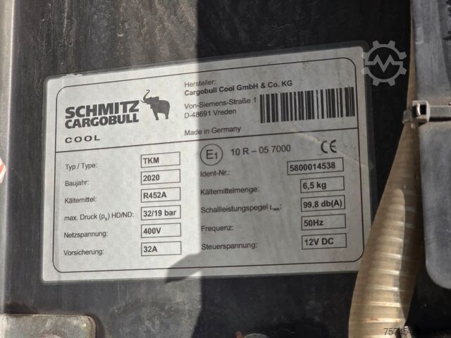 Reefer semitrailer SCHMITZ CARGOBULL SCB * SCHMITZ TKM * DOPPELSTOCK * LIFT *