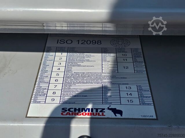 Reefer semitrailer SCHMITZ CARGOBULL SCB * SCHMITZ TKM * DOPPELSTOCK * LIFT *