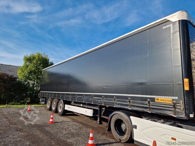 Open semitrailer with tarp WIELTON Schiebeplane Edscha XL Code NS3