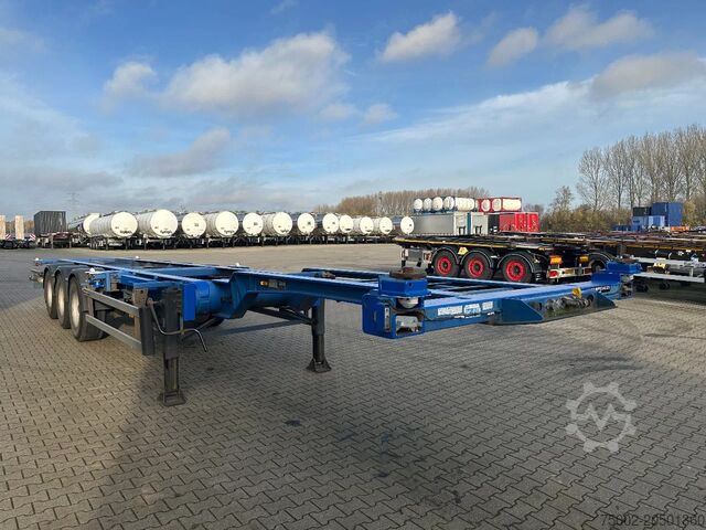 Container transportation Contar 40 (45) FT-chassis / liftaxle / drumbrakes / NL...
