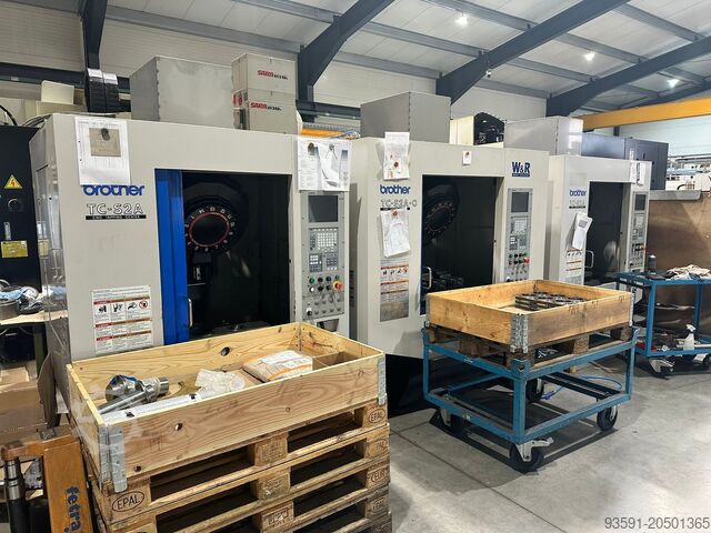 Vertical machining center Brother TC 22 A + TC-S2A (3stk)