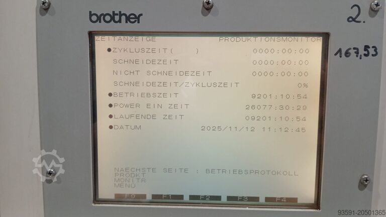 Vertical machining center Brother TC 22 A + TC-S2A (3stk)