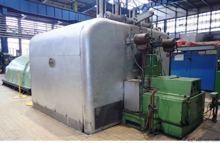 Steam turbine 1. Brněnská strojírna Turbogenerator set 25MW