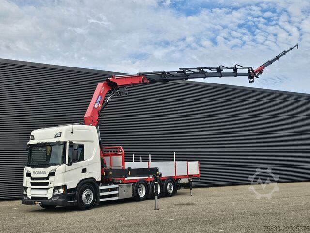 Crane truck Scania G500 8x4/4 / HMF 50 tm + JIB + WINCH