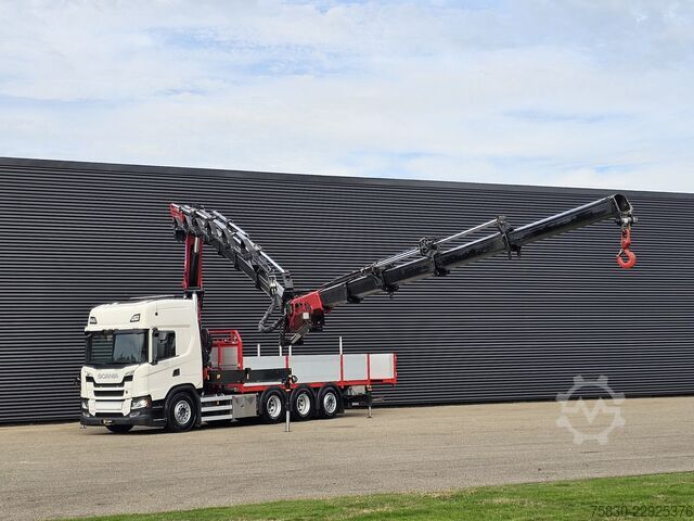 Crane truck Scania G500 8x4/4 / HMF 50 tm + JIB + WINCH