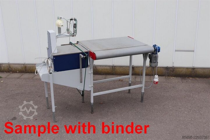 BTM conveyor with space for binding machine BTM Axro-FQC2-L-TS-PLC
