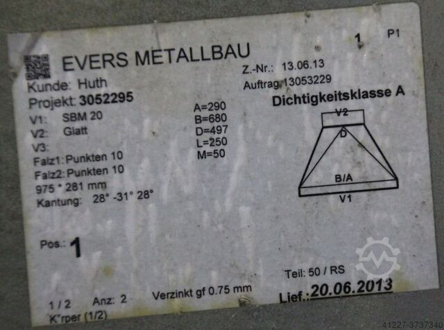 Ventilation system Heimer WK-61