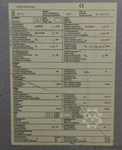 Ventilation system Heimer WK-61