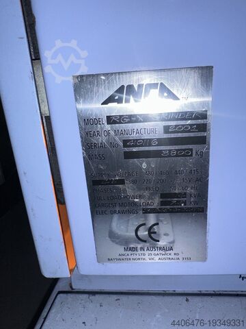 Werkzeugschleifmaschine ANCA RGX