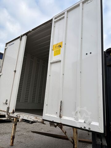 Wechselbrücke mit Kofferaufbau Krone BDF Stahl Wechselkoffer Türen