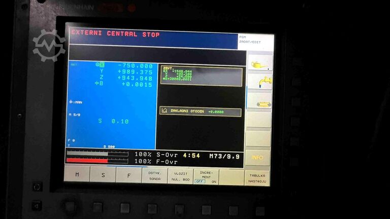 Table boring mill TOS Varnsdorf WFQ 80CNC/50