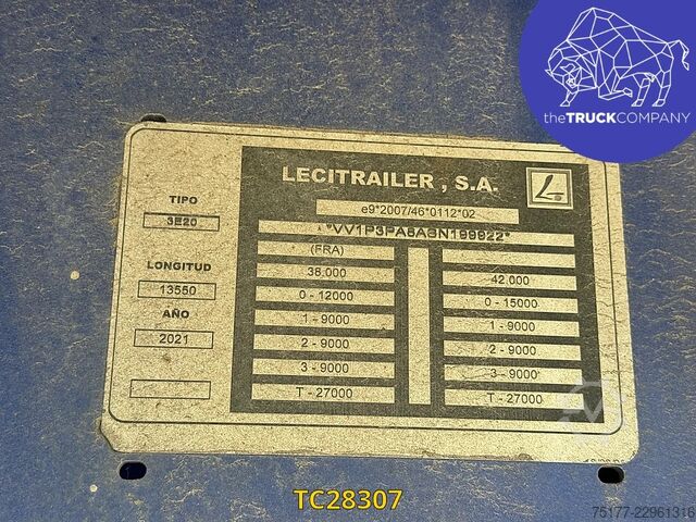 Platform trailer LeciTrailer 