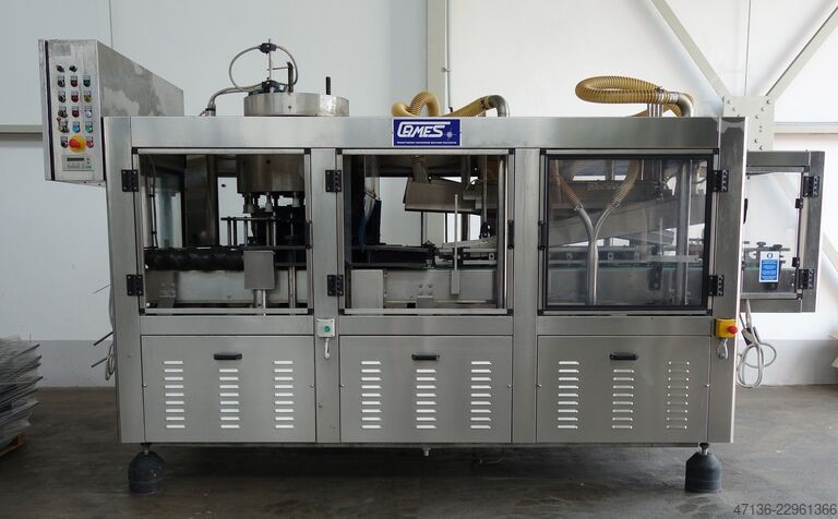 Outside bottles washing machine with dryer Cames Typ WD/ 12