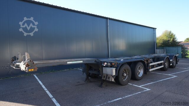 Container transportation D-tec 4 axle breaker container chassis