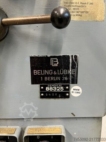 Cylindrical grinding machine Beling & Lübke 
