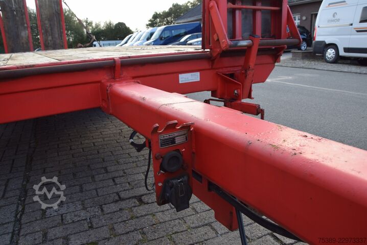 Low loader trailer Müller-Mitteltal Tandem Tieflader Rampen 10000KG TÜV   HU NEU