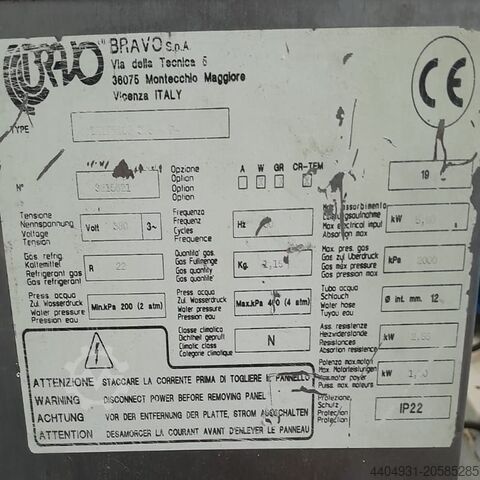 Trittico professional ice cream machine Bravo 305-E