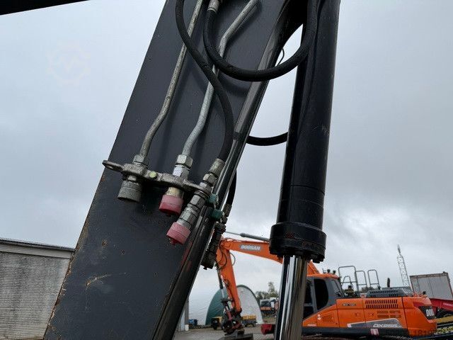 Mobile excavator TEREX TW 110, Schild, Pratzen, S.W.S, Knickausleger