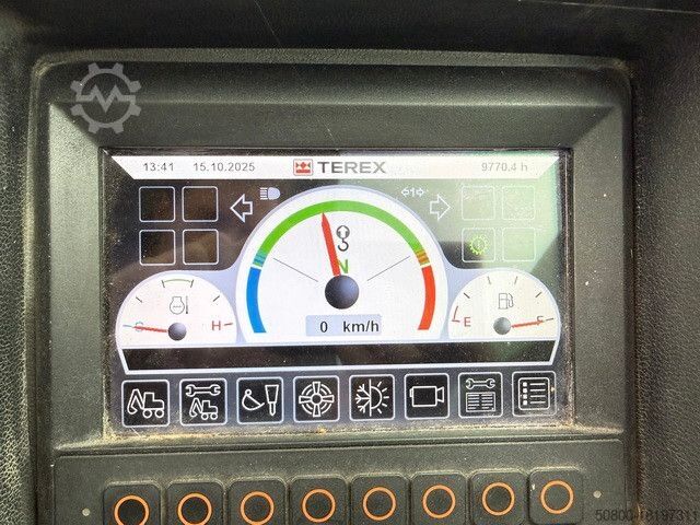 Mobilbagger TEREX TW 110, Schild, Pratzen, S.W.S, Knickausleger