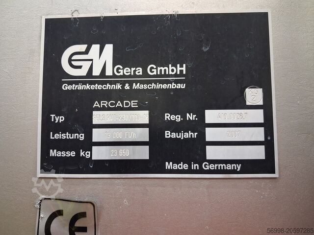 Beverage machine GM GERA 14.000Fl/h