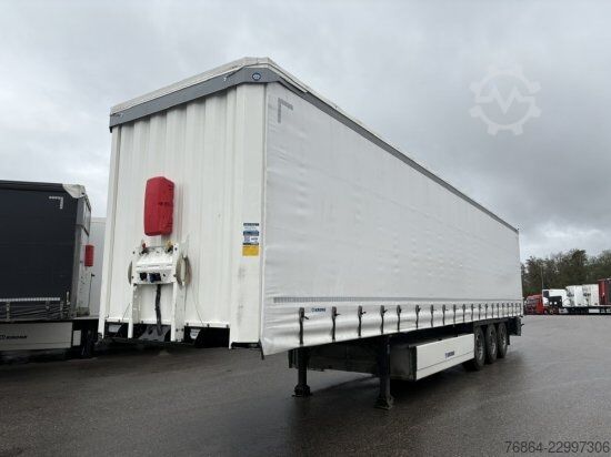 Open semitrailer with tarp KRONE SD PROFI LINER, 1. U 3. ACHSE LIFT, KRONE-ACHSE, EDSCHA-VERDECK