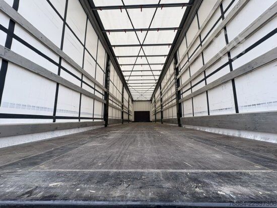 Open semitrailer with tarp KRONE SD PROFI LINER, 1. U 3. ACHSE LIFT, KRONE-ACHSE, EDSCHA-VERDECK