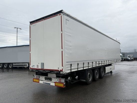Open semitrailer with tarp KRONE SD PROFI LINER, 1. U 3. ACHSE LIFT, KRONE-ACHSE, EDSCHA-VERDECK