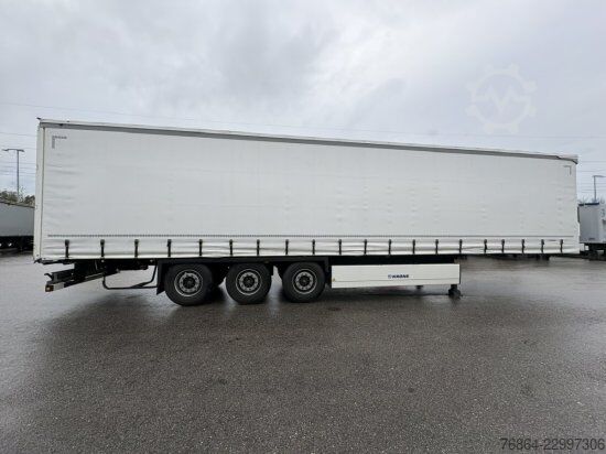 Open semitrailer with tarp KRONE SD PROFI LINER, 1. U 3. ACHSE LIFT, KRONE-ACHSE, EDSCHA-VERDECK