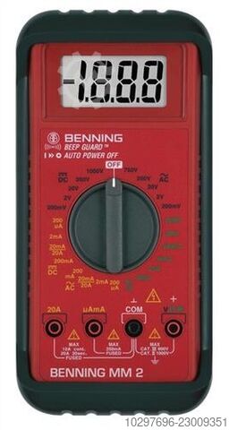 Multimeter MM 2 0.1 mV-750 – 1 pc Benning 