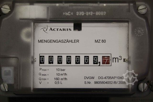 Flow meter Actaris MZ 80  DVGW