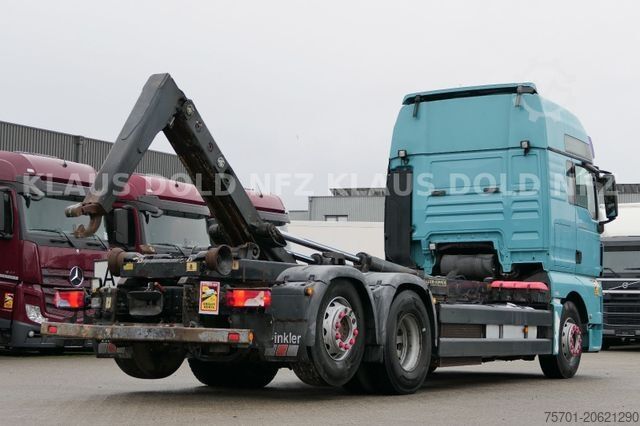 Roll-off tipper truck MAN TGX 26.440 Abrollkipper Meiller Lift-/Lenkachse
