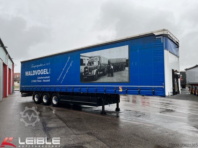 Open semitrailer with tarp SCHWARZMÜLLER S-1*Tautliner*RSAB*Lift/Lenkachse*Pal.-Kasten*