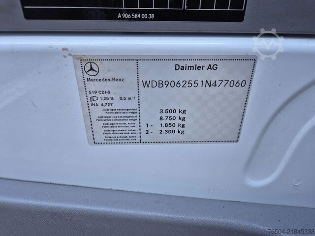 BE tractor Mercedes-Benz Sprinter 519 CDI B/E Trekker 9 tons N1 DC Euro 5