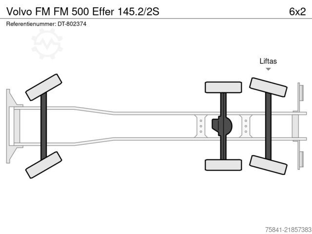 Crane Volvo FM FM 500 Effer 145.2/2S