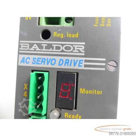 Component Baldor DBSC1105-24-AAAW Servoantrieb INPUT ID/No: 27991G SN: 4397MG16506