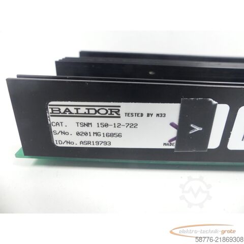 Component Baldor TSNM 150-12-722 ASR Servo Treiber SN:0201MG16856
