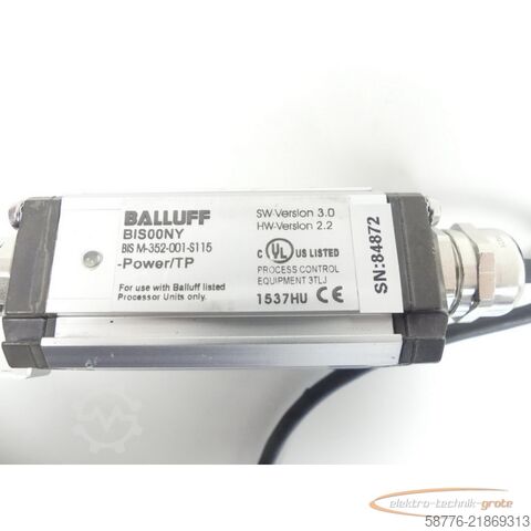 Component Balluff BIS M-352-001-S115 RFID HF Reader BIS00NY SN: 84872