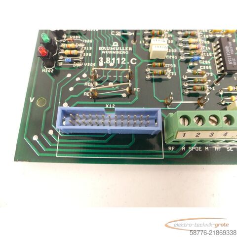 Component Baumüller LS 3.8112C Regler Platine