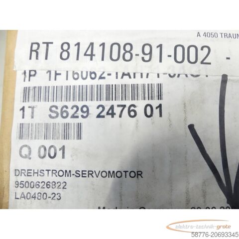 Control unit Siemens 1FT6062-1AH71-3AG1 Servomotor SN: 1TS629247601 -  -