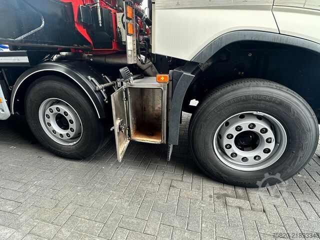 Crane truck Volvo FH 8X4 BAKWAGEN MET FASSI F1150RA.2.28 XHE-DYNA...