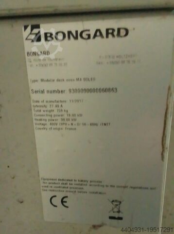 Four modular Soleo EvO baker’s mouths, used, from BONGARD BONGARD M4 Soleo